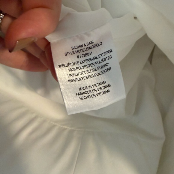 NWT Sachin and Babi Grace Strapless Mini Bow Back Dress - Size 4 - Picture 6 of 10